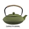 800ML Creative Umbrella Metal Kettle Cast Iron Teapot Household Japanese Iron Kettle for Boiling Water and Making Tea Drinkware
