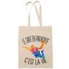 Tote Bag - PLANETEE - Tote Bag - « Skydiving Is Life » Pattern - Cotton - Printed In France