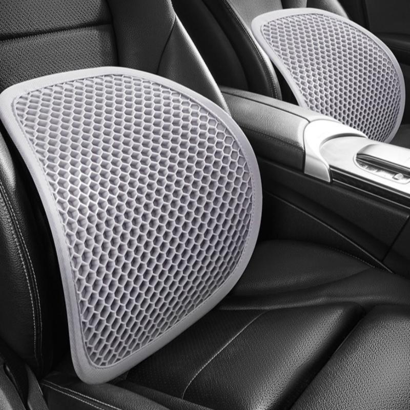 1/2Pcs Honeycomb Design Gel Cushion Breathable, Soft And Easy To Clean Provides Comfortable Support Elastic Gel Car Seat Cushion