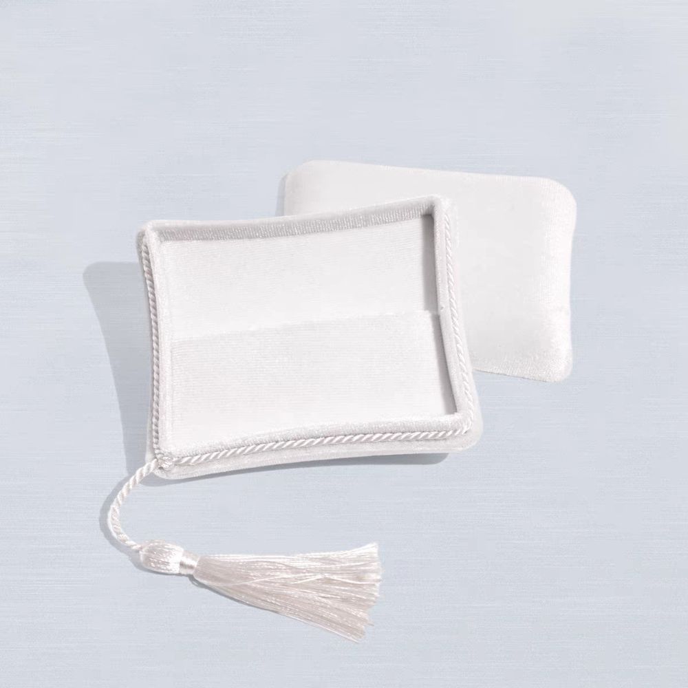 Tassels Jewelry Packing Bag Rings Necklace Earrings Storage Case Simple Square Jewelry Box  Gift