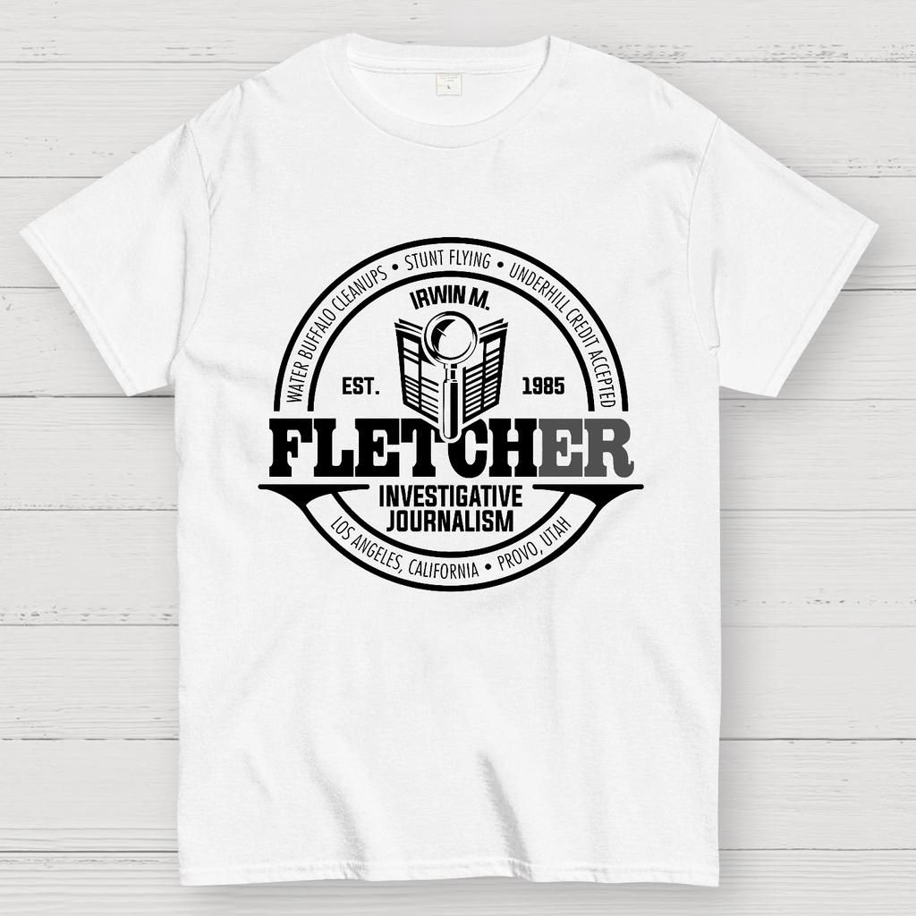 Fletch Investigations Cotton Summer Casual Cool Loose T-Shirt