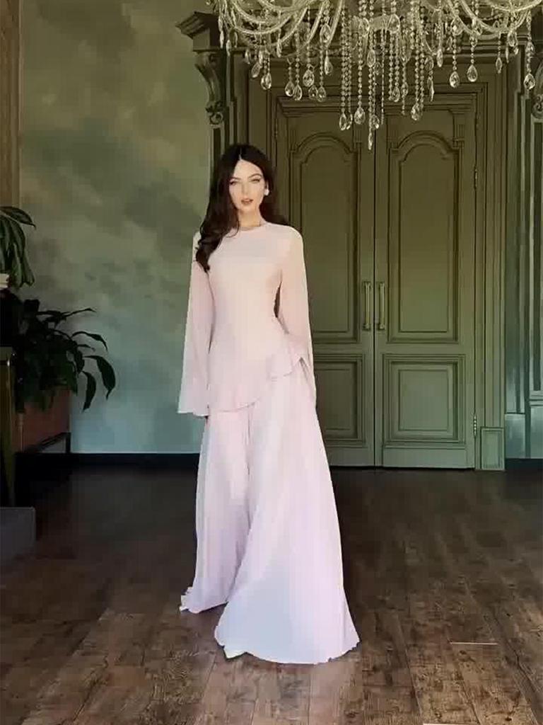 2025 Spring Elegant Long Sleeve Slim Fit Dress for Women