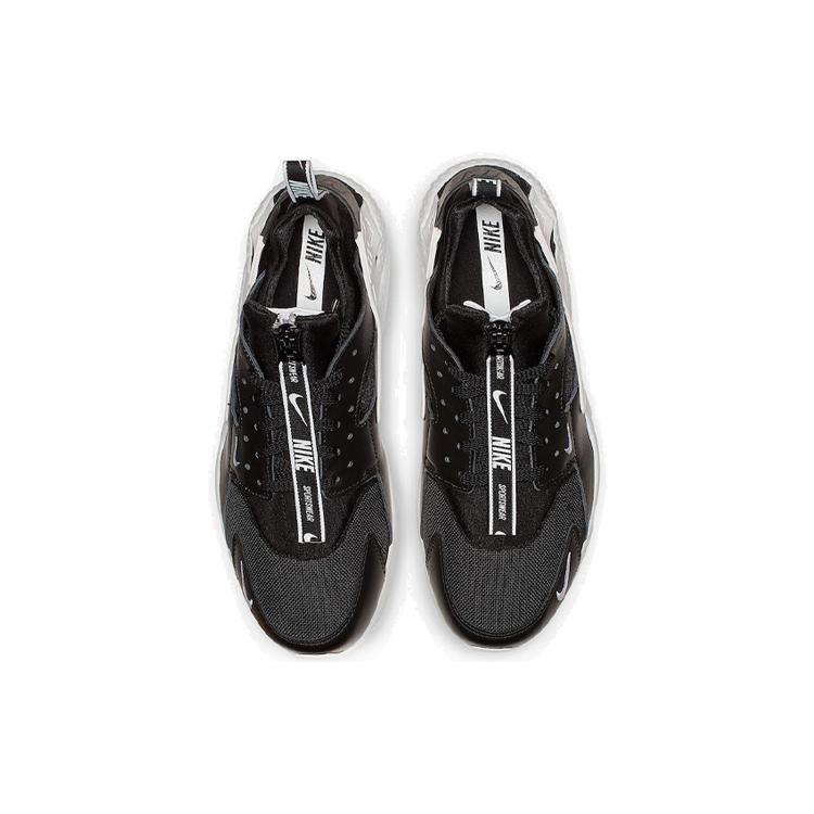 Nike Air Huarache Run Zip Nero Bianco BQ6164-001