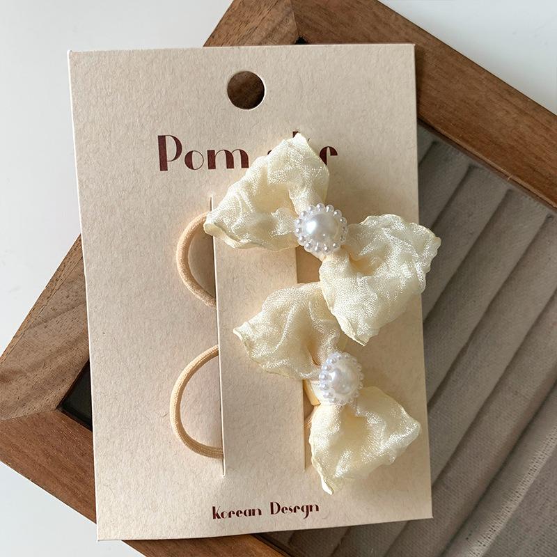 French Beige Lace Bow Hairpins Women Girls Hair Clips Pins Barrettes Accessories Hairclip Hairgrips Headdress Headwear Ornaments