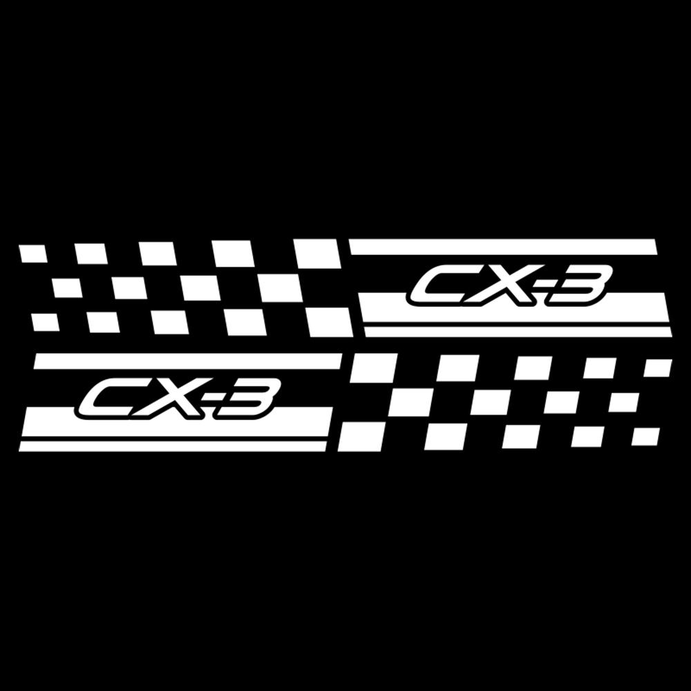 Car Styling Car Side Window B Pillar Decortion Decals PVC Auto Emblem Stickers For Mazda Axela Atenza Demio CX-3 CX-5 CX-8 MPS 3 FF10