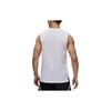 Jordan Dri-Fit Logo Print Fitted Crew Neck Sleeveless T-Shirt Men Tops White FN5857-100