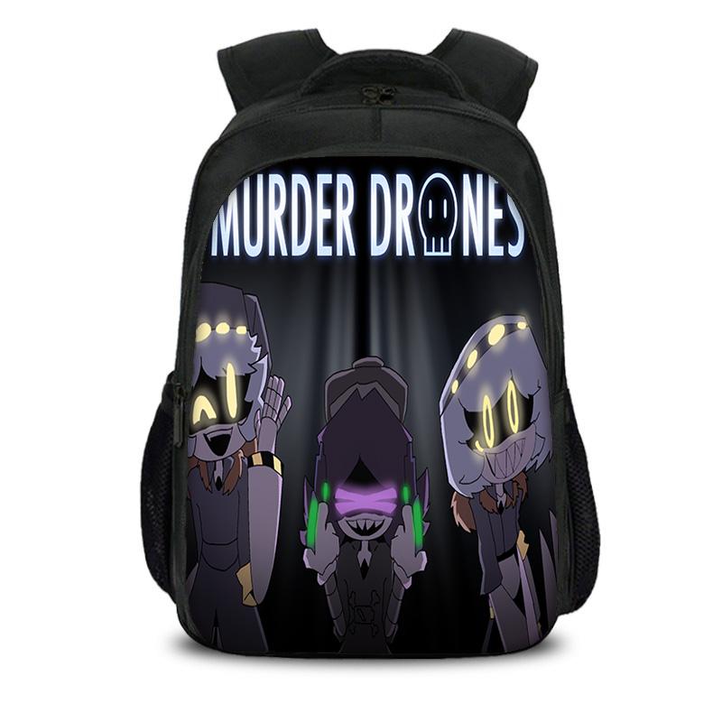 Murder Drones Double Layer Backpack Durable Trendy Versatile Large Capacity  School Boy and Girl Birthday Best Gift
