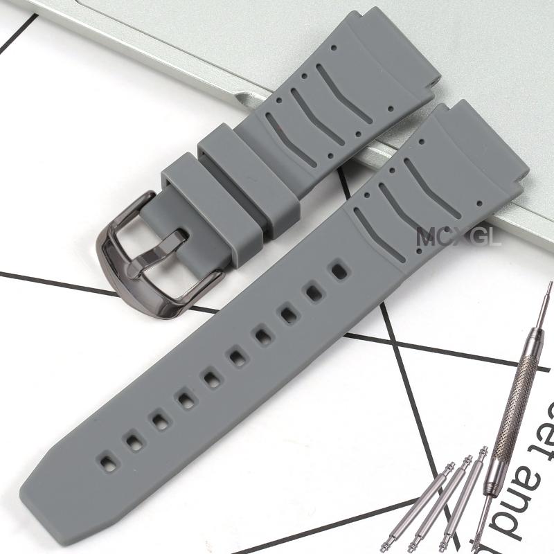 Men's Silicone Watch Strap Replacement Fit for Casio PRG-80 PAG-80 PRW-1000 PRW-1100 Rubber Watch Bands Wristband Bracelet