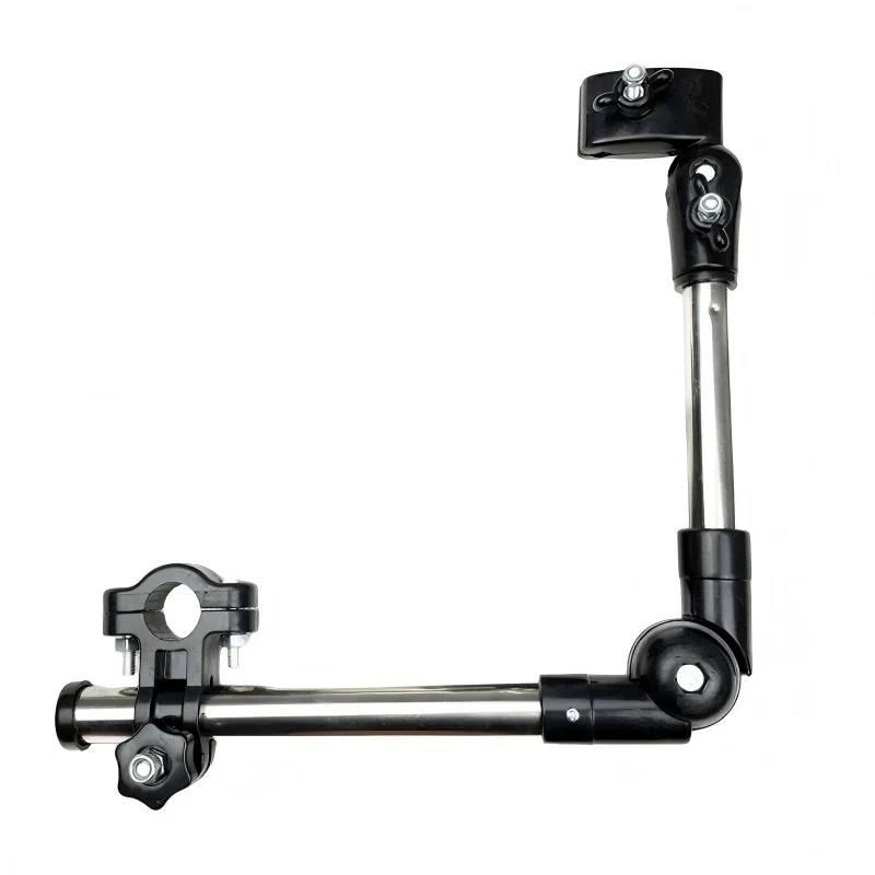Suport universal pentru umbrelă, reglabil, din oțel inoxidabil, rezistent la ploaie, anti-zgârieturi, pentru bicicletă, scaun rulant, cărucior