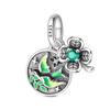 925 Silver Green Series Longing For The Tree Of Free Life Charms Beads For Women Fit Bracelet DIY Jewelry Gift