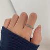 925 Sterling Silver Weave Small Open Rings For Women Engagement Wedding Luxury Jewelry Girl Accessories Wholesale Jewellery
