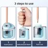 Portable Electric Pencil Sharpeners for Kids Blade to Fast Sharpen Suitable for Classroom Office School Pencil Sharpener