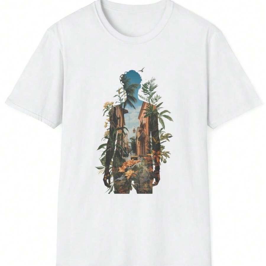 

Stunning Handcrafted Illusion Unisex Soft TShirt S