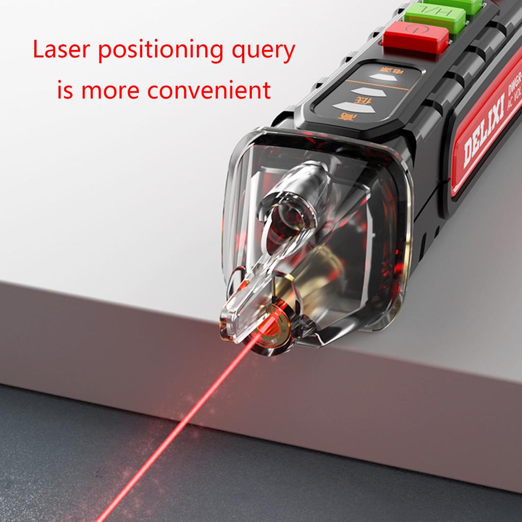 Digital Voltage Tester 90-1000V Multifunctional Pen Tester with Sound Light Alarm Live/Null- Wire Judgment for Household