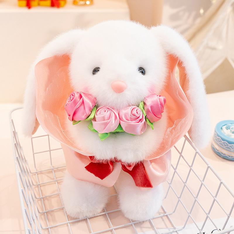 Creative Bouquet Panda Plush Toy Valentine's Day Gift Engagement Bear Bouquet Rabbit Confession Doll