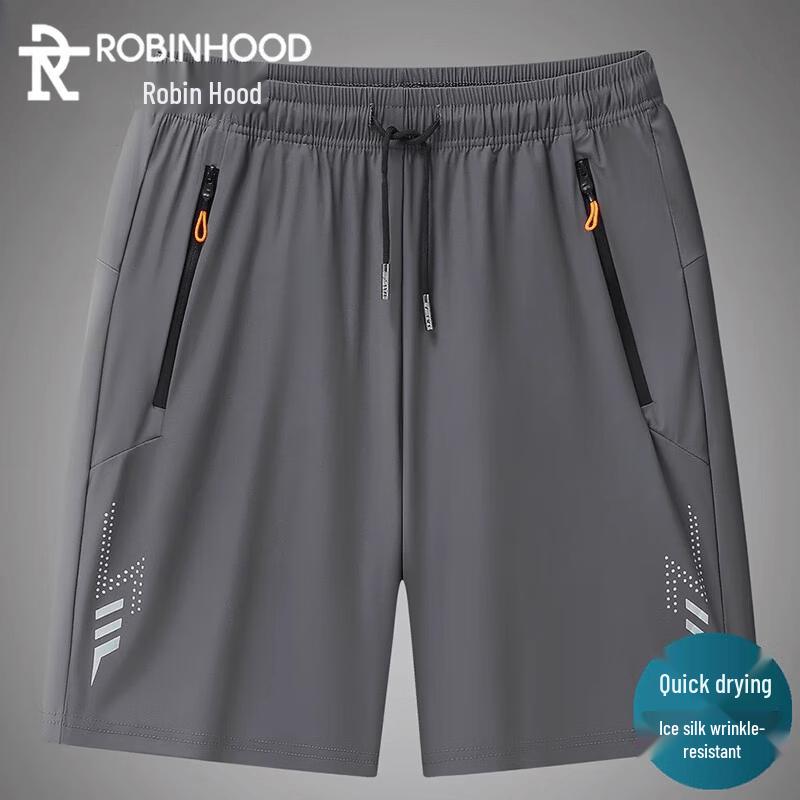 

ROBINHOOD Men s Summer Ice Silk Quick Dry Sports Shorts XL
