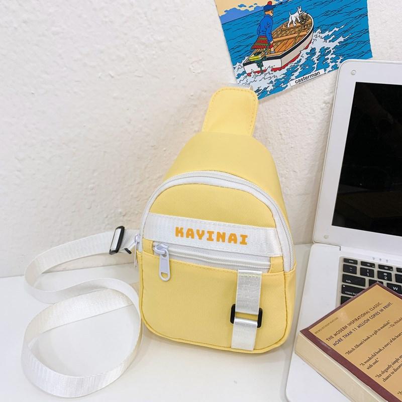 Buchstabe Kayinai Print Kinder Brusttasche Leichtgewichtige Einzel-Schultertaschen Crossbody