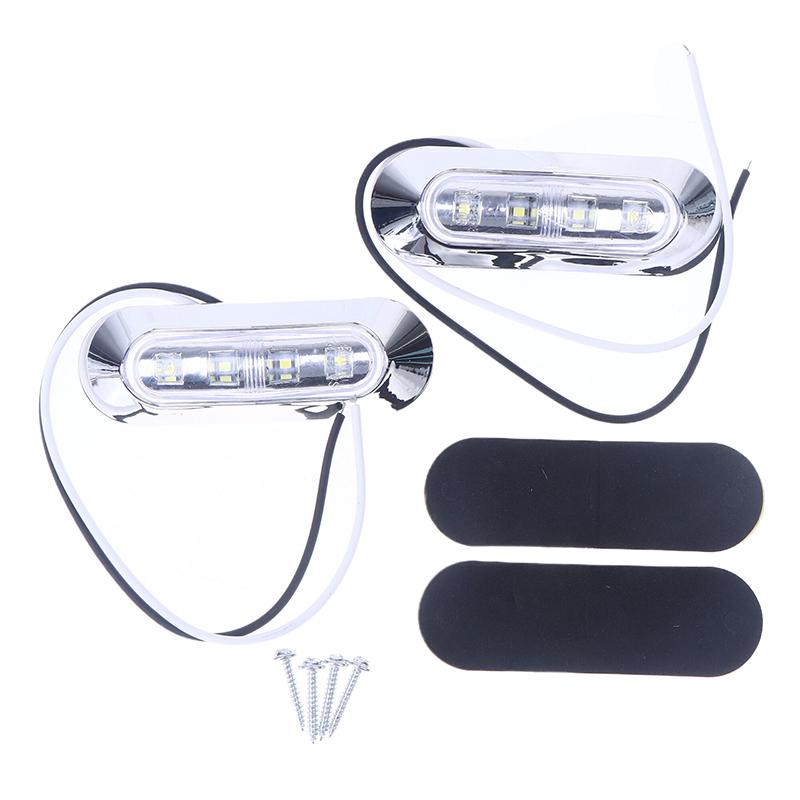2Pcs 12V-24V Boat Navigation Led Boat Navigation Lights Waterproof For Marine Yacht Boat Signal Lamp