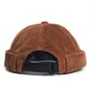 Soft Corduroy Streetwear Hip Hop Hat Adjustable Dome Hat Vintage Landlord Hat  Daily Casual Wear