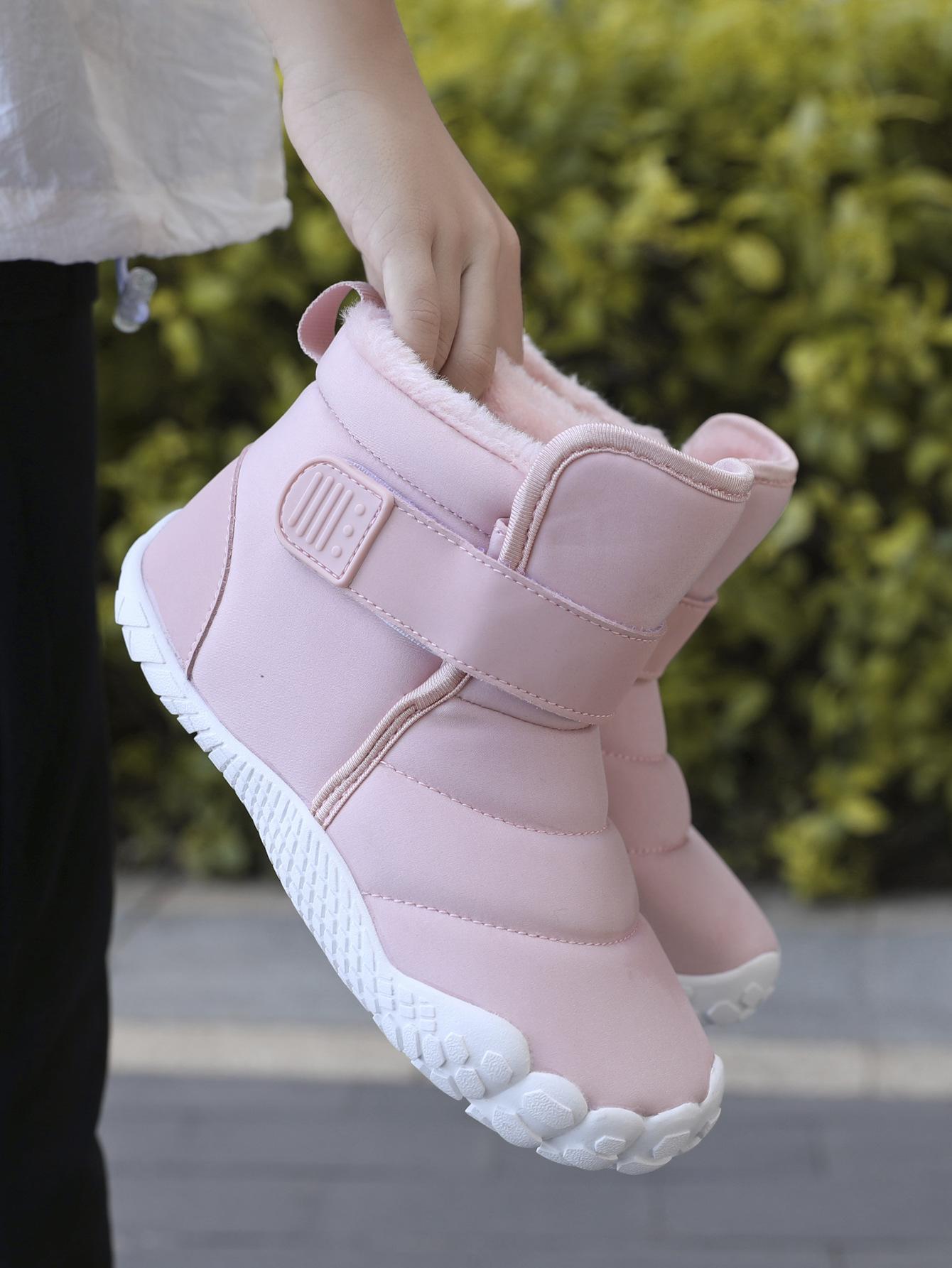 

Children s Winter Waterproof Non-Slip Cotton Snow Shoes – Warm Velvet Lined Outdoor Footwear for Boys and Girls. 27