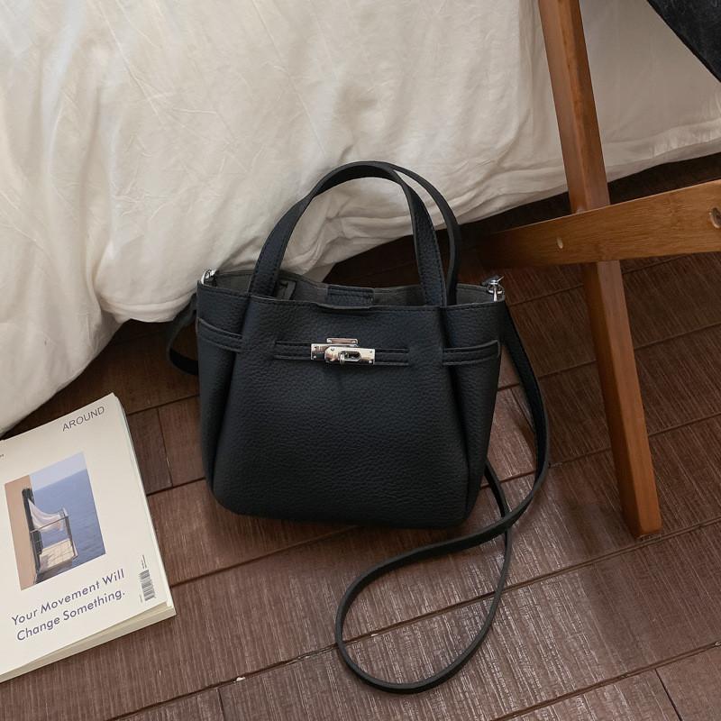 IELGY Ladies Bucket Bag Retro All-Match Fashion Cross-Body Bag