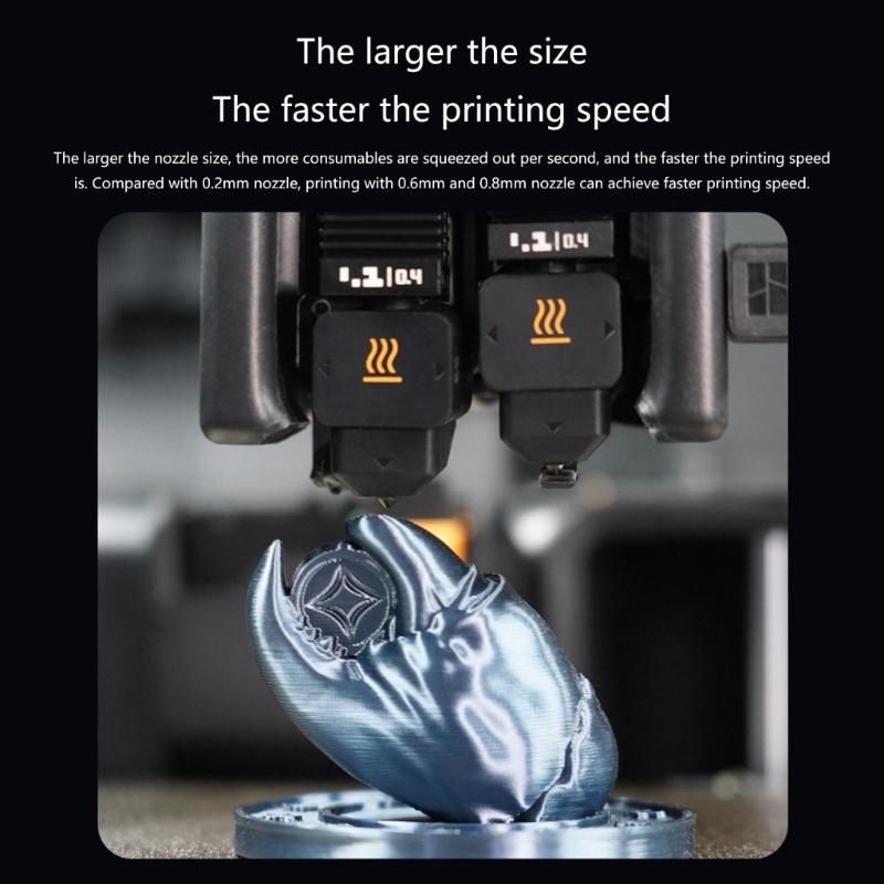 Quick Release Integrated Hotend Assembly With Silicone Sock Detachable Nozzle for H2D Mini Series 3D Printers