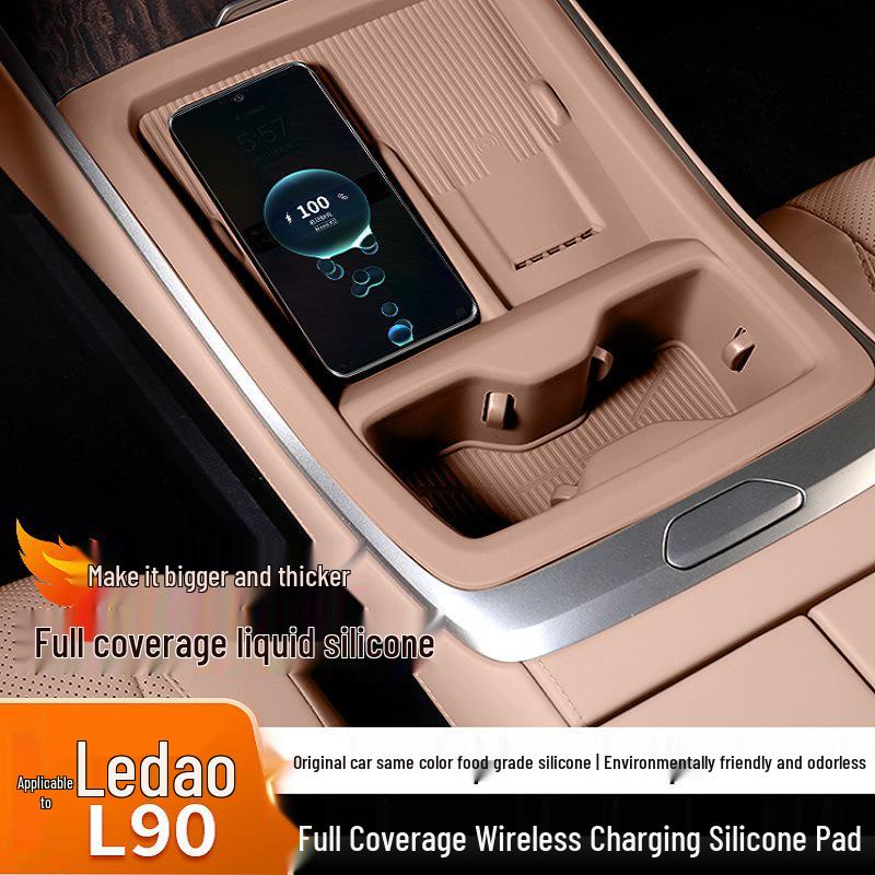 Li Auto L9: Wireless Charger, Silicone Cup Holder & Interior Decoration Set