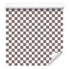 Checkerboard Wallpaper Light Gray and Red 50x1000
