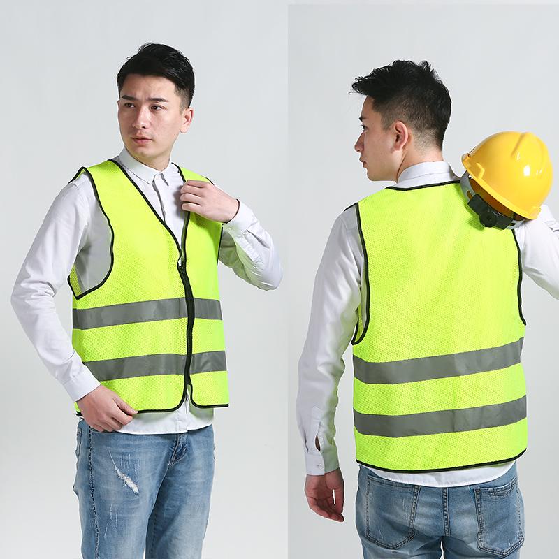 Breathable Mesh Reflective Safety Vest for Inspection, Construction, Riding, and Gardening