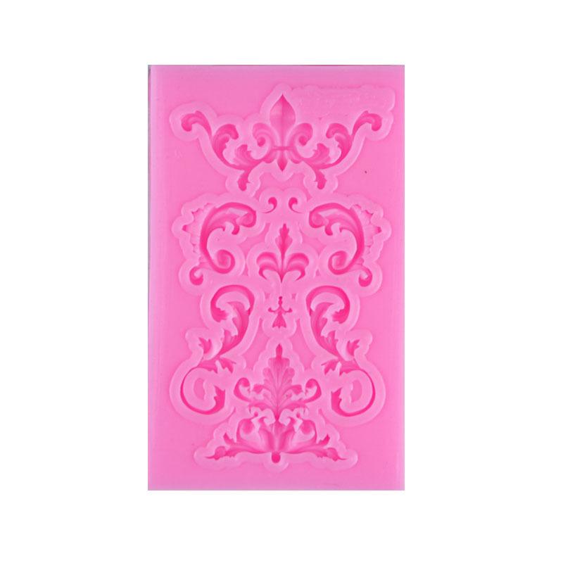 3Pcs/Set 3D Baking Mold Baroque Style Silicone Mold for Cake Cupcake Candle Chocolate Mold