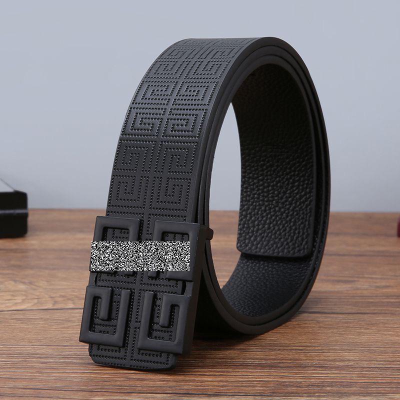 

Мужской ремень из натуральной кожи - Европейский роскошный пояс для официальных брюк 105 cm