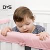 3Pcs Crib Rail Cover Reversible Crib Rail Edge Protector Soft Anti-Collision Teething Strip Universal Baby Crib Corner Guard Safety Bumper