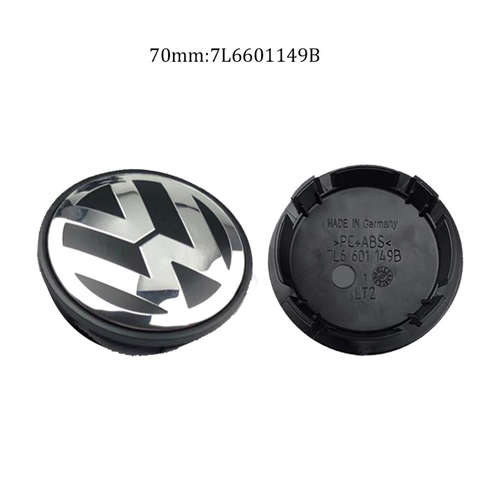 2026 Hot For Volkswagen VW 4pcs 55mm 56mm 65mm 70mm Car Wheel Center Caps Hubcap Cover for  Volkswagen Jetta MK5 Golf Passat sty