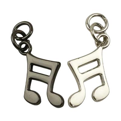 Legierung Musiknoten-Anhänger für Taschen Schmuck Leicht Langlebig Modeaccessoire Geschenk für Musikliebhaber