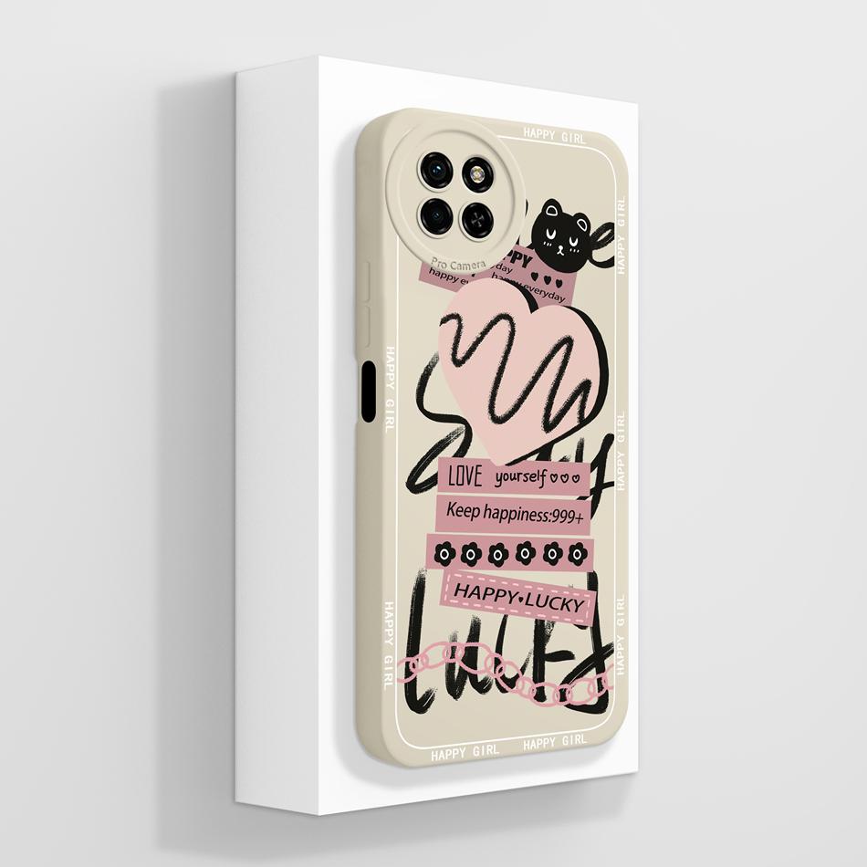 För itel S23 Plus Telefonfodral Sött Kreativt Fullt Skydd Funda För itel S 23 Plus Mjukt Flytande Silikon Lättviktigt Skal Capa