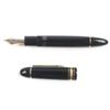 Excellent MONTBLANC fountain pen Meisterstck 149 white star Black gold 18K mens Used