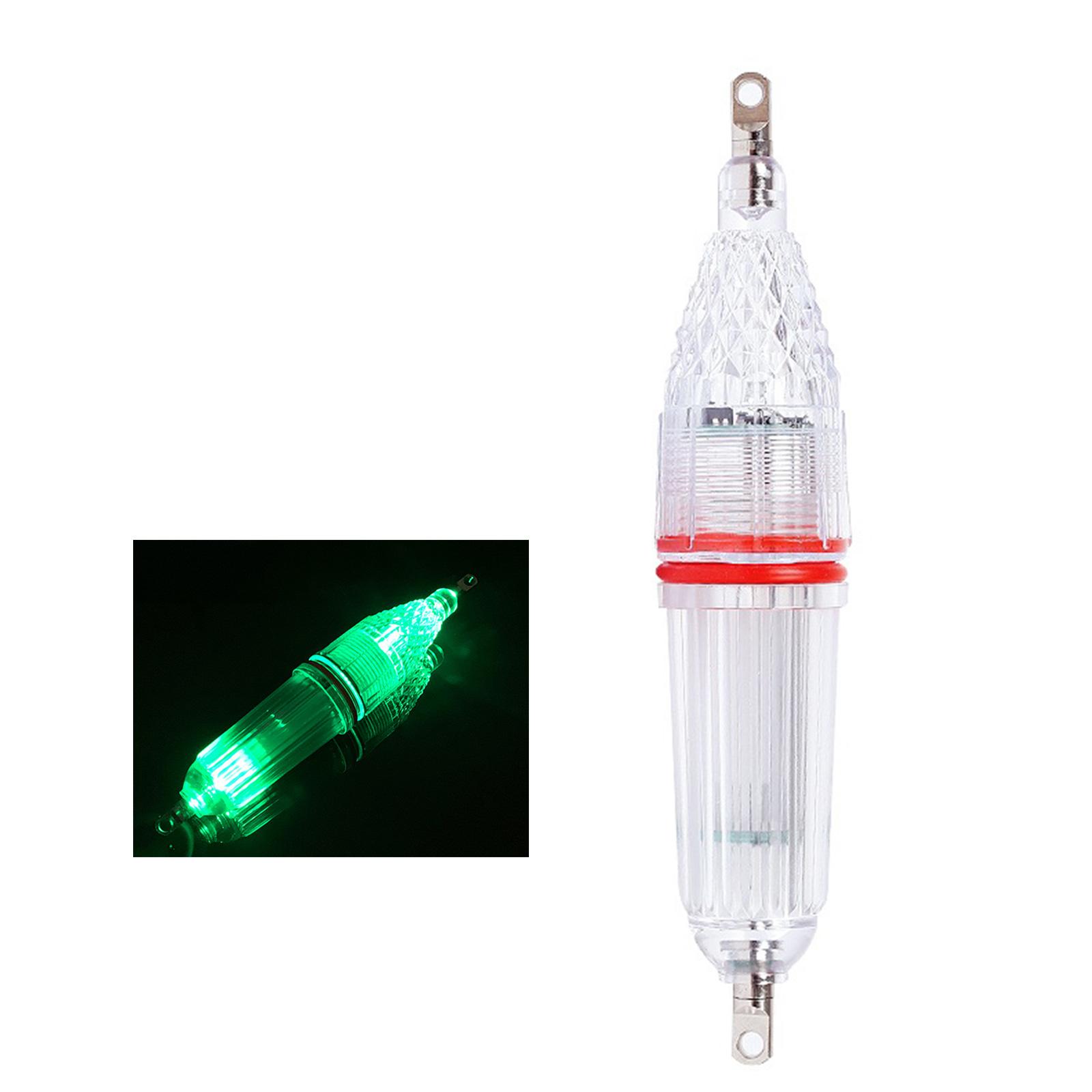 

Fishing Lures Light Underwater Fishing Light Waterproof LED Lighted Baits Flasher Deep Drop Fishing Attractive Light зелений