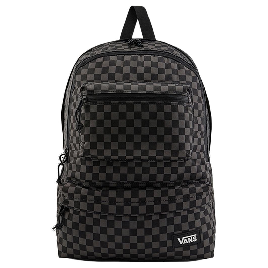 Vans Large Capacity Travel Commuter Polyester Backpack Regular Women backpack Black Checkered VN000GP1DWU Black Checkerboard 7500₽