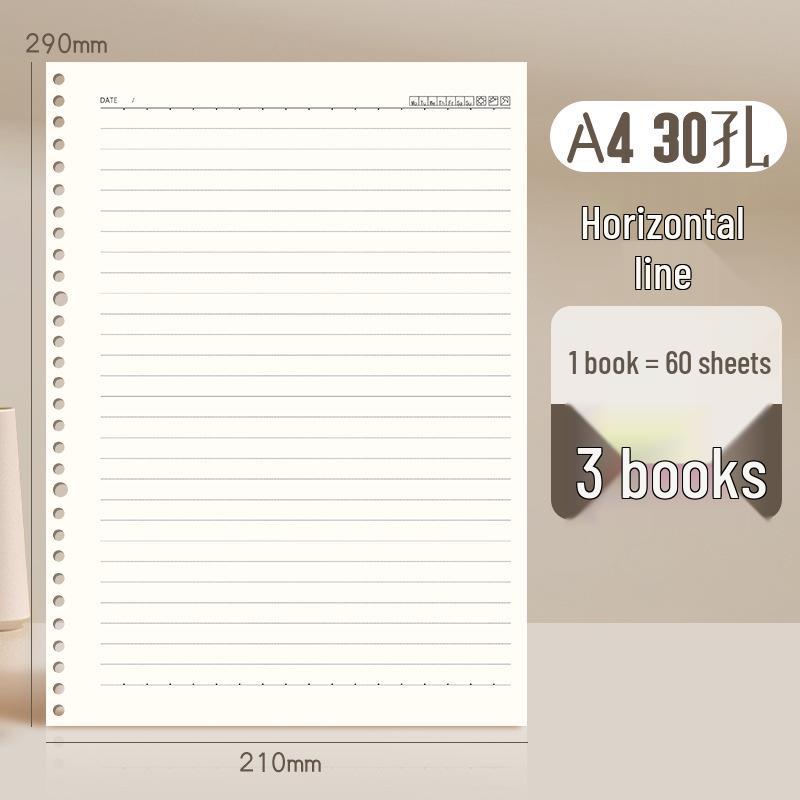 GoodNotes Refill: B5 Binder, A5 Replacement, A4 Loose-Leaf Notebook, Blank Grid Paper