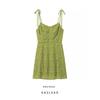 Kaslead New Arrival Women's Clothing Fashion Style Fashion Casual Simple and Short Strap Floral Dress