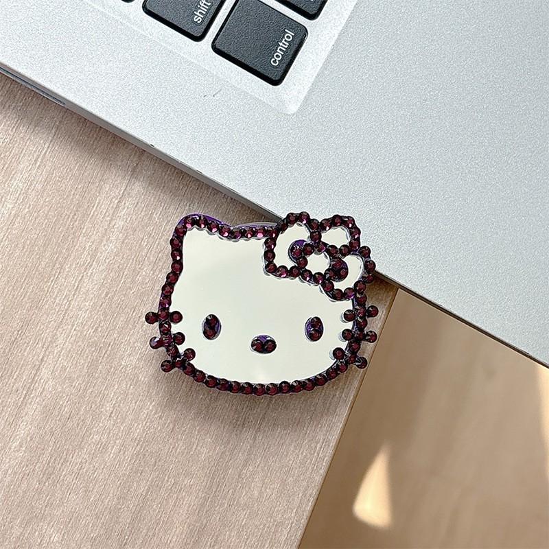 

Color Rhinestone Mobile Phone Airbag Holder Adhesive Accessories Decorative Retractable Ring Cross-border Grip Wholesale