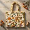 Shoulder Bag usalover925 Multicolor Quilted Cotton Hand Printed Shoulder Bags 136