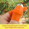 Silicone home thumb knife gloves vegetable and fruit picker Sichuan pepper picker garlic peeler bean pinching thumb