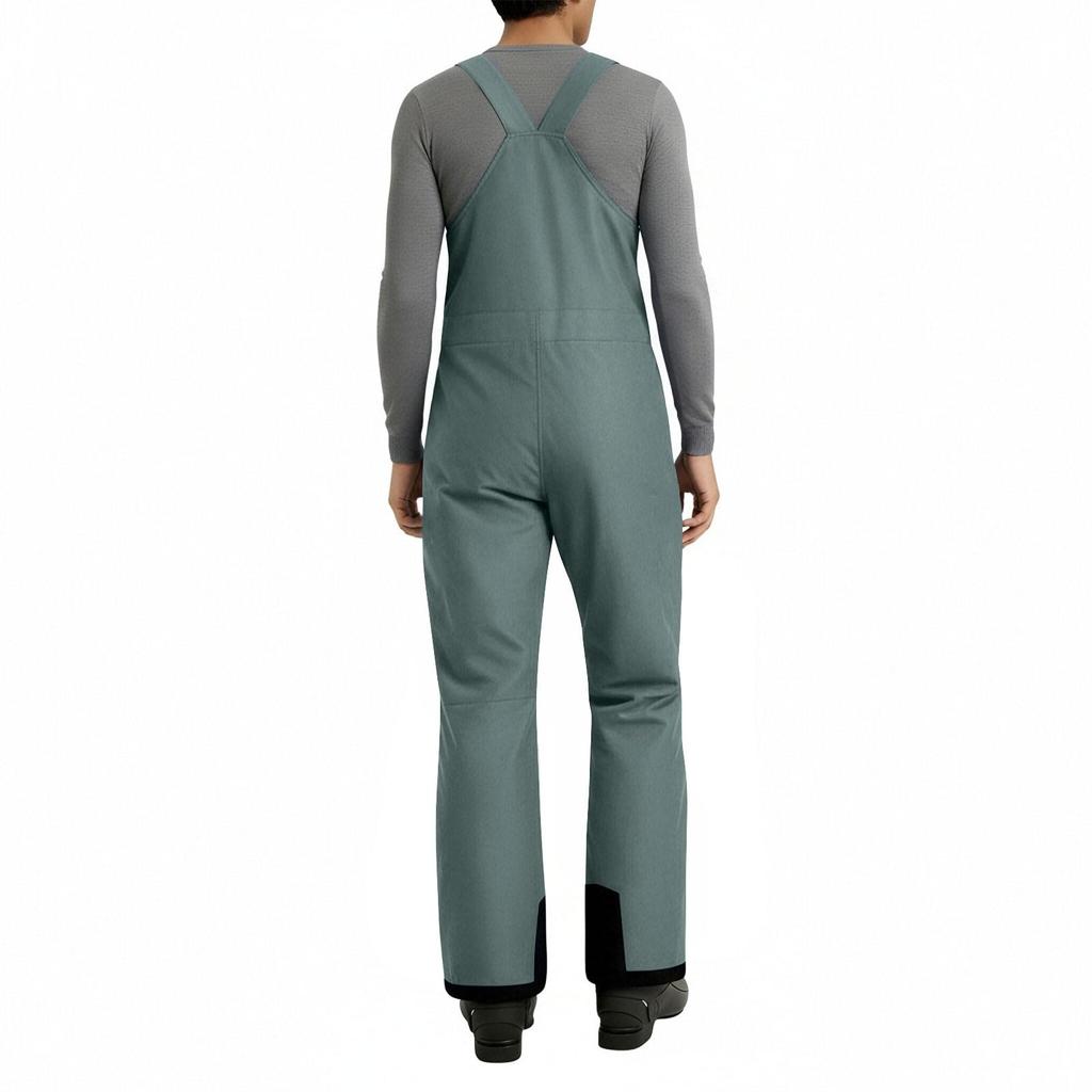 Damen Skihose Gefüttert Ski Latzhose Snowboardhose Verstellbarer Schultergurt Schneeanzug