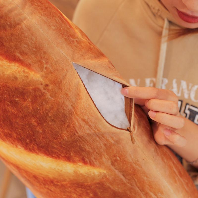 Stuffed French Bread Cushion Doll Soft Plush Pillow Home Bed Sofa Room Interior Decoration Gift Toy