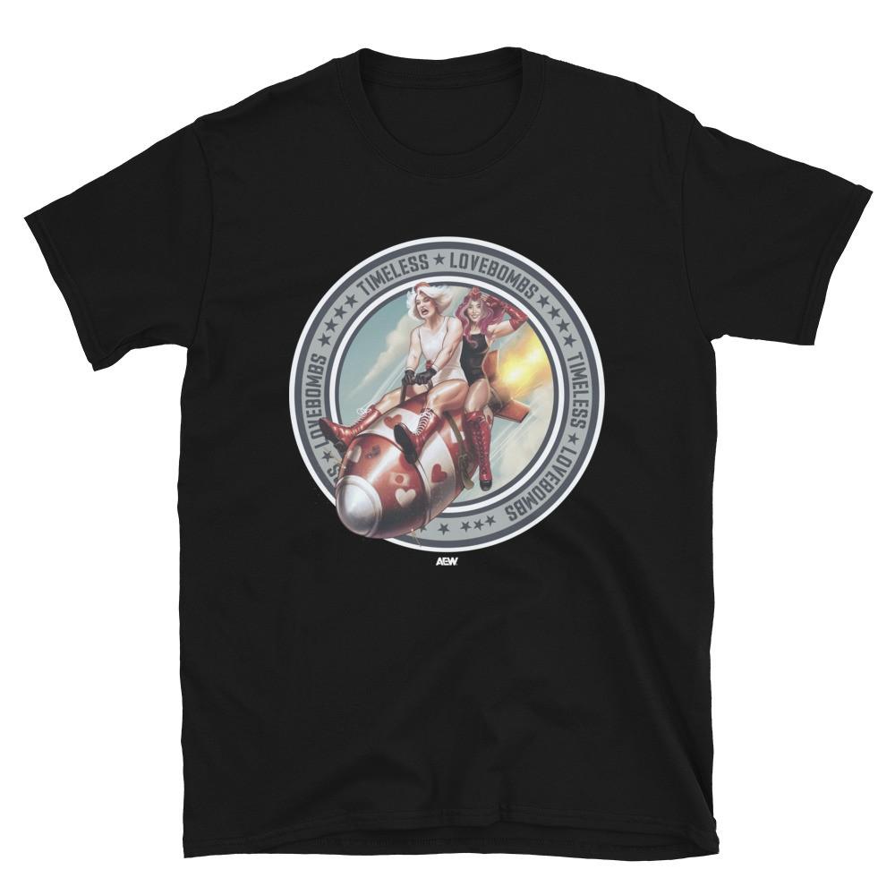 The Timeless Love Bombs - Bombs Away AEW Official T-Shirt S разноцветный
