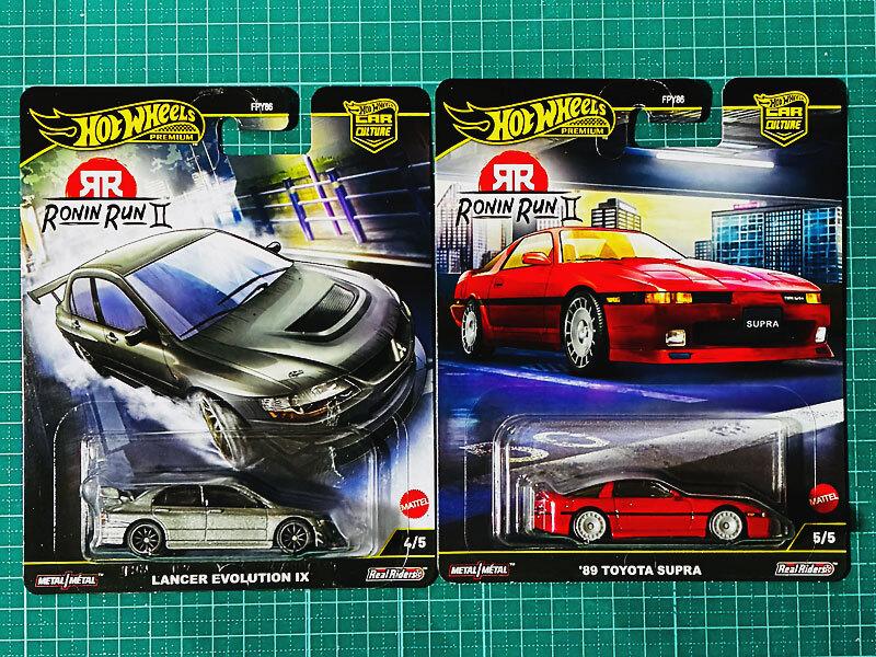 Hot Wheels Lancer Evolution IX Toyota Supra / '89