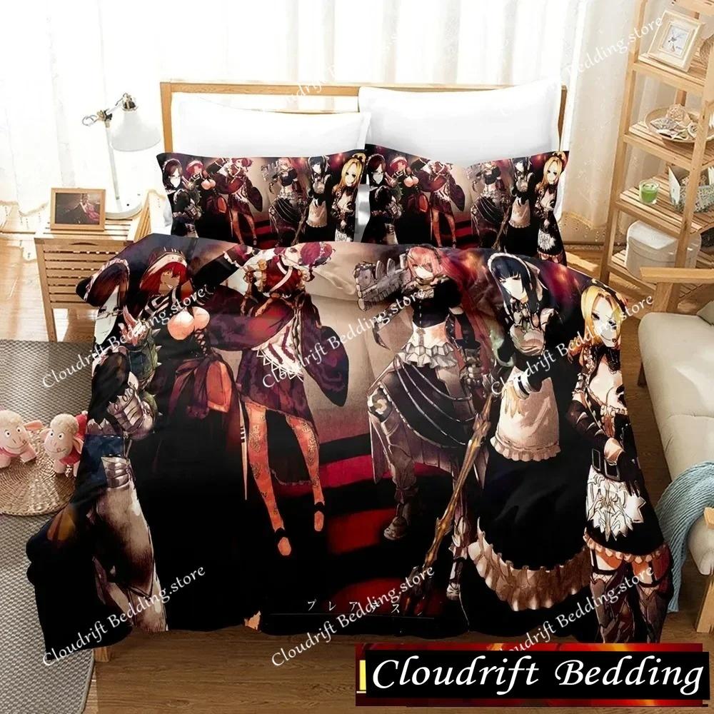 Set Biancheria da Letto 3D Fashion THE OVERLORD Set Copripiumino Con Federe Singolo Matrimoniale Queen King Biancheria da Letto personalizzabile
