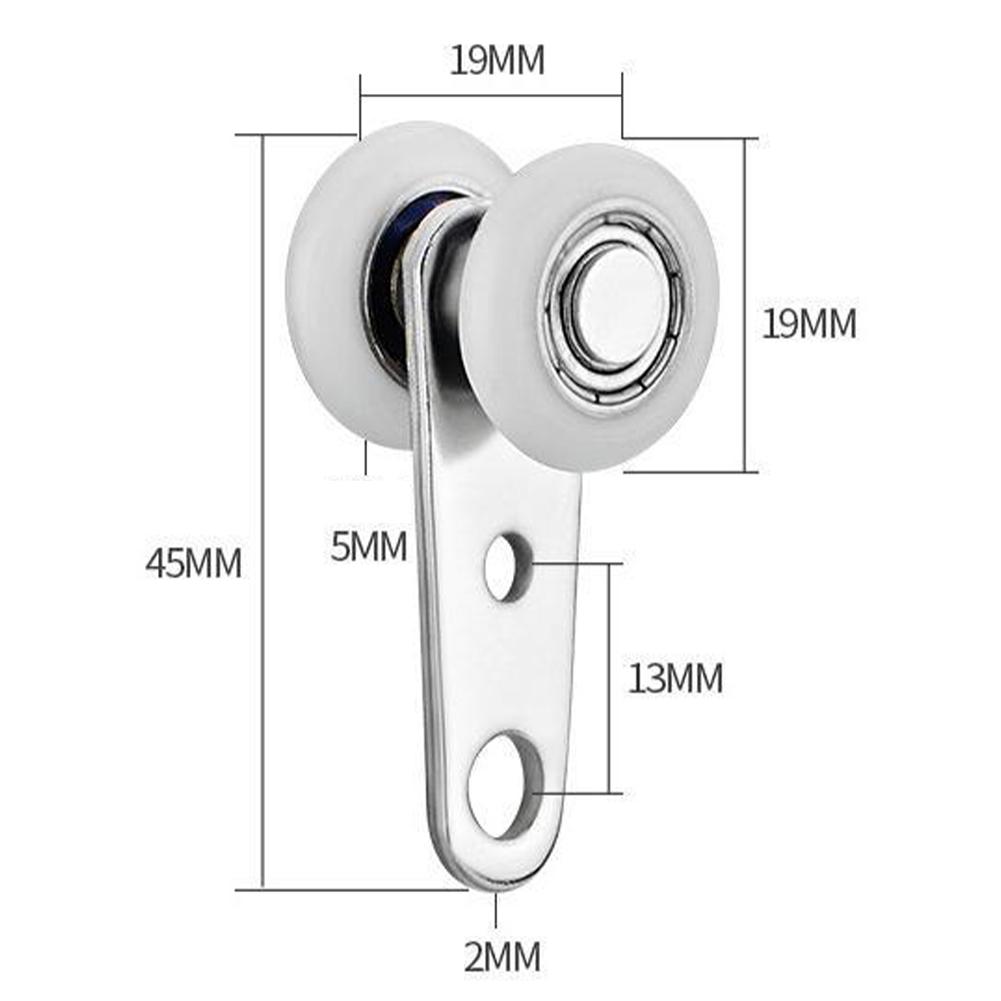 Curtain Hanging Wheel Sliding Door Pulley Hanging Track Pulley Block Cabinets Door Roller Curtain Accessories Bearing Wheel