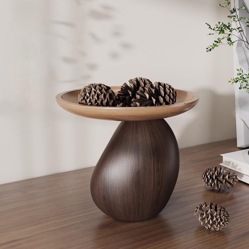 Pinecone Tray Resin Handicrafts Abstract Mushroom Desktop Storage Container Fruit Platter Candy Bowl Home Decoration Accessories